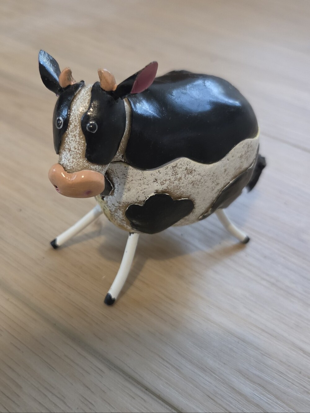 Cow Ceramic Trinket Box 2 Halves Made In China Cottagecore Farmhouse